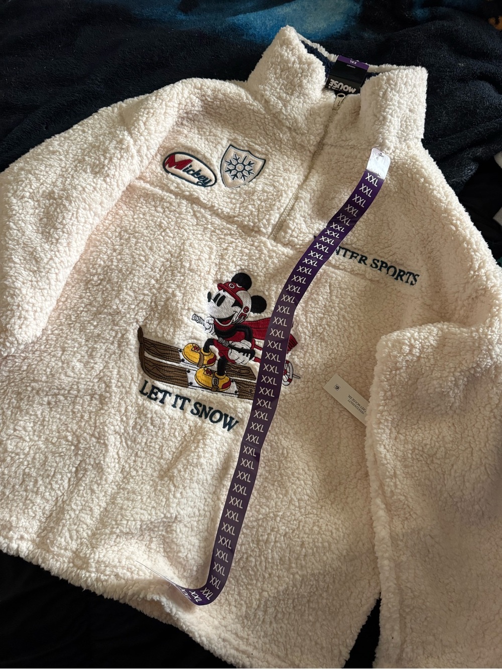 White Disney Teddy jacket